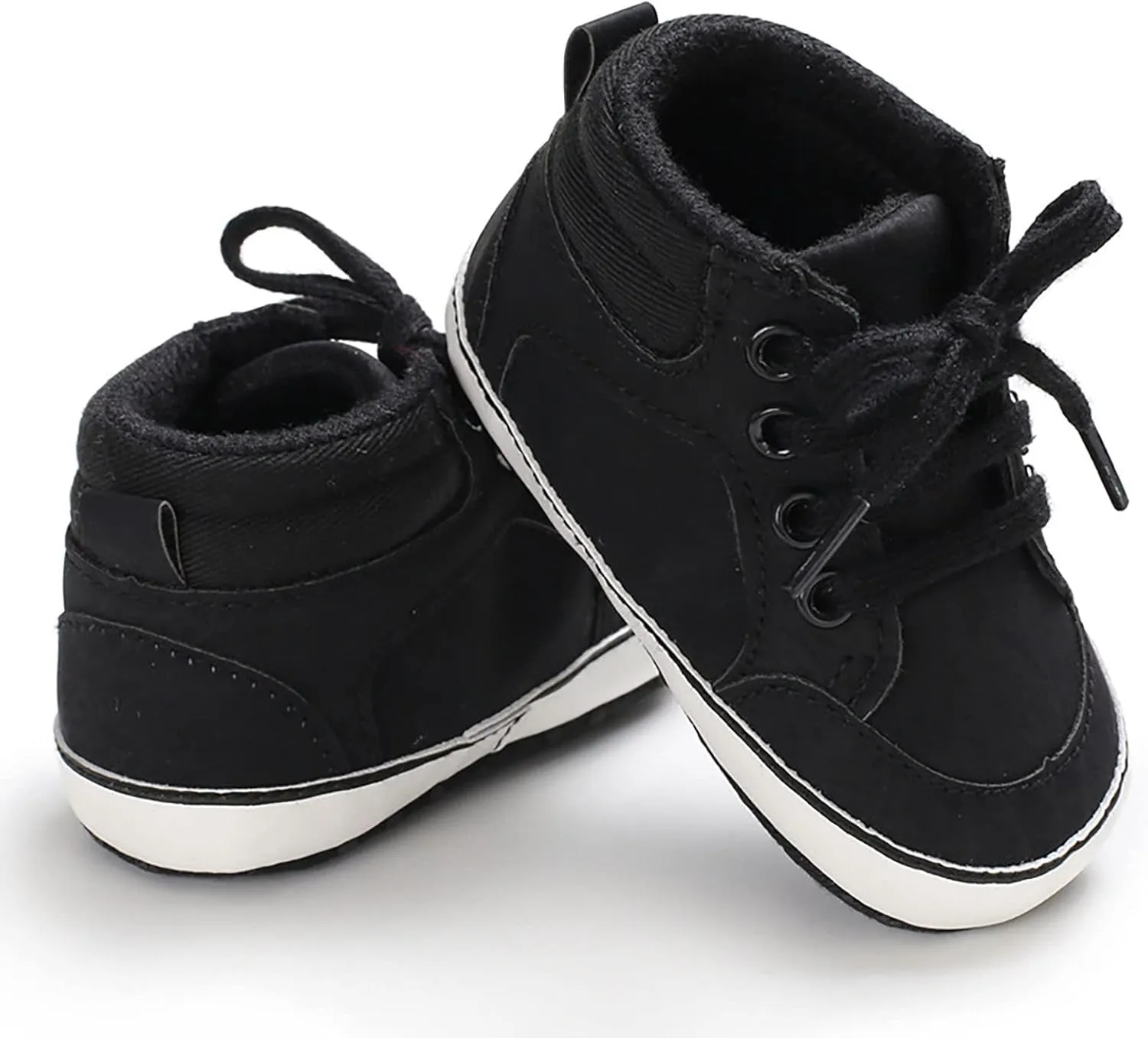 Kids Boys Girls Leather Shoes Flat Bottom Running Sneakers Boys Girls Outdoor Indoor Walking Sports Shoes