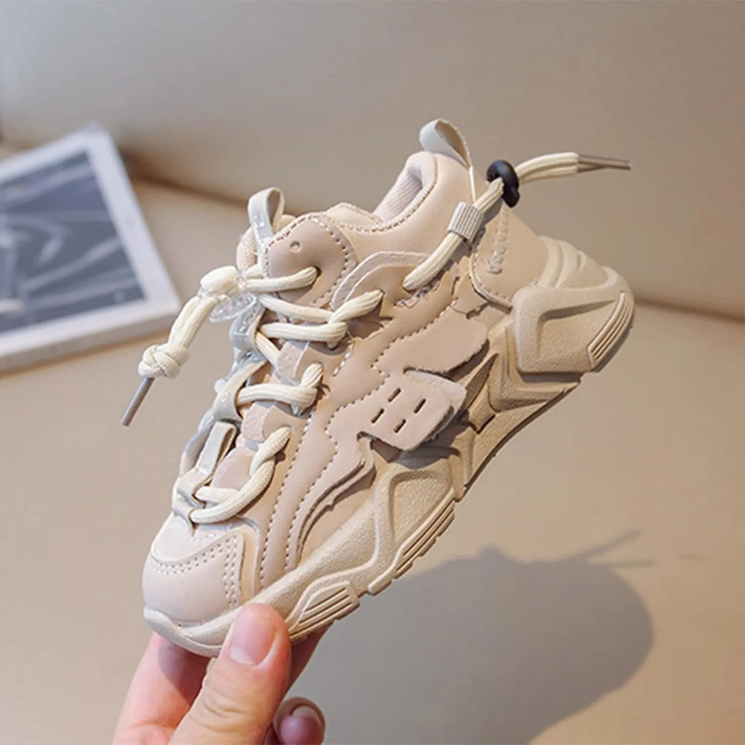Kids Boys Girls Tennis Shoes Lace up Sport Running Sneakers Rubber Casual Walking Fashion Athletic Outdoor Shoes