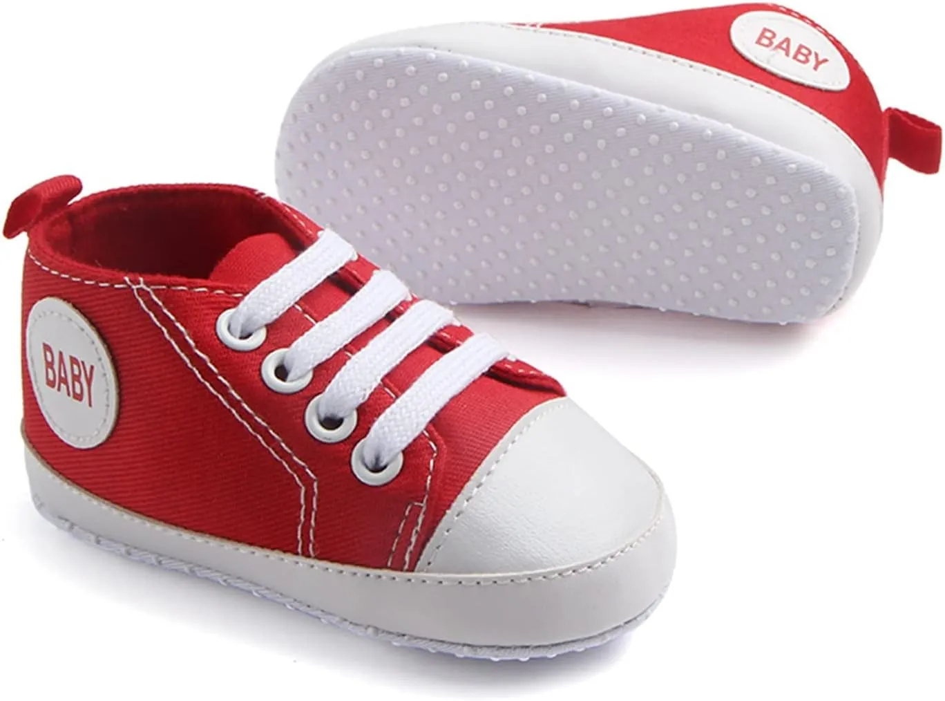 Kids Child Canvas Shoes Non-Slip Prewalker Colour Solid Floor Sneakers Outdoor Cute Lace up Sports Shoes