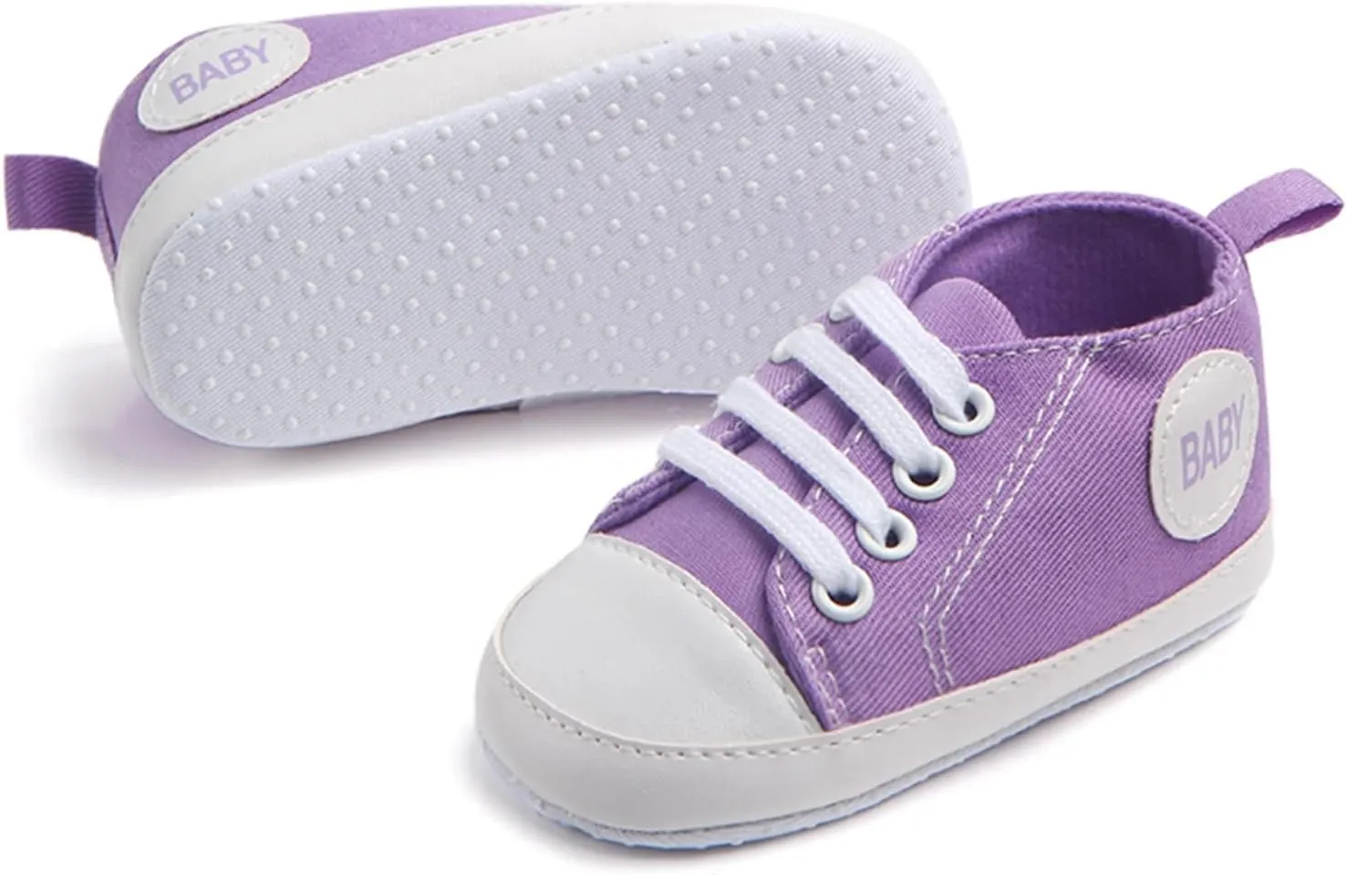 Kids Child Canvas Shoes Non-Slip Prewalker Colour Solid Floor Sneakers Outdoor Cute Lace up Sports Shoes