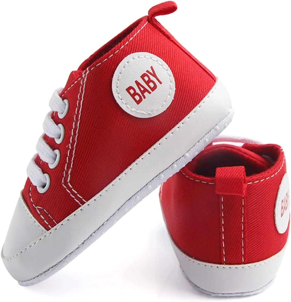 Kids Child Canvas Shoes Non-Slip Prewalker Colour Solid Floor Sneakers Outdoor Cute Lace up Sports Shoes