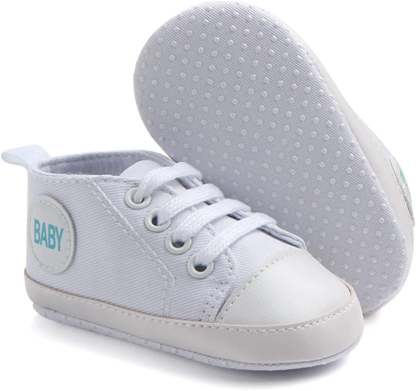 Kids Child Canvas Shoes Non-Slip Prewalker Colour Solid Floor Sneakers Outdoor Cute Lace up Sports Shoes