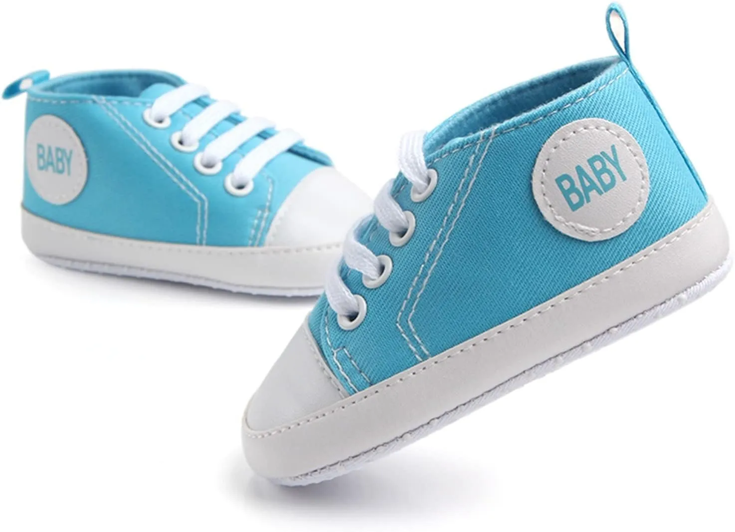 Kids Child Canvas Shoes Non-Slip Prewalker Colour Solid Floor Sneakers Outdoor Cute Lace up Sports Shoes