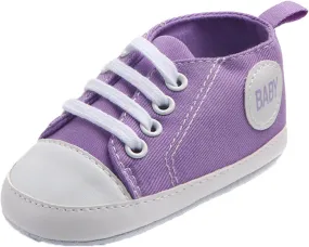 Kids Child Canvas Shoes Non-Slip Prewalker Colour Solid Floor Sneakers Outdoor Cute Lace up Sports Shoes