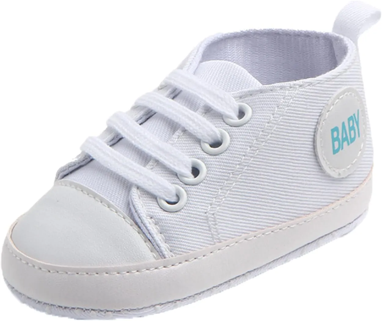 Kids Child Canvas Shoes Non-Slip Prewalker Colour Solid Floor Sneakers Outdoor Cute Lace up Sports Shoes