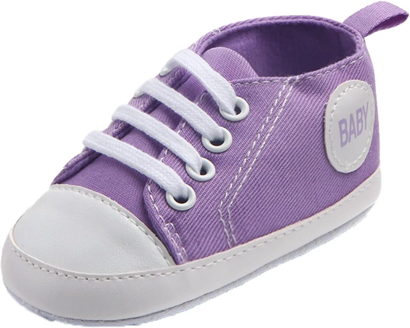 Kids Child Canvas Shoes Non-Slip Prewalker Colour Solid Floor Sneakers Outdoor Cute Lace up Sports Shoes