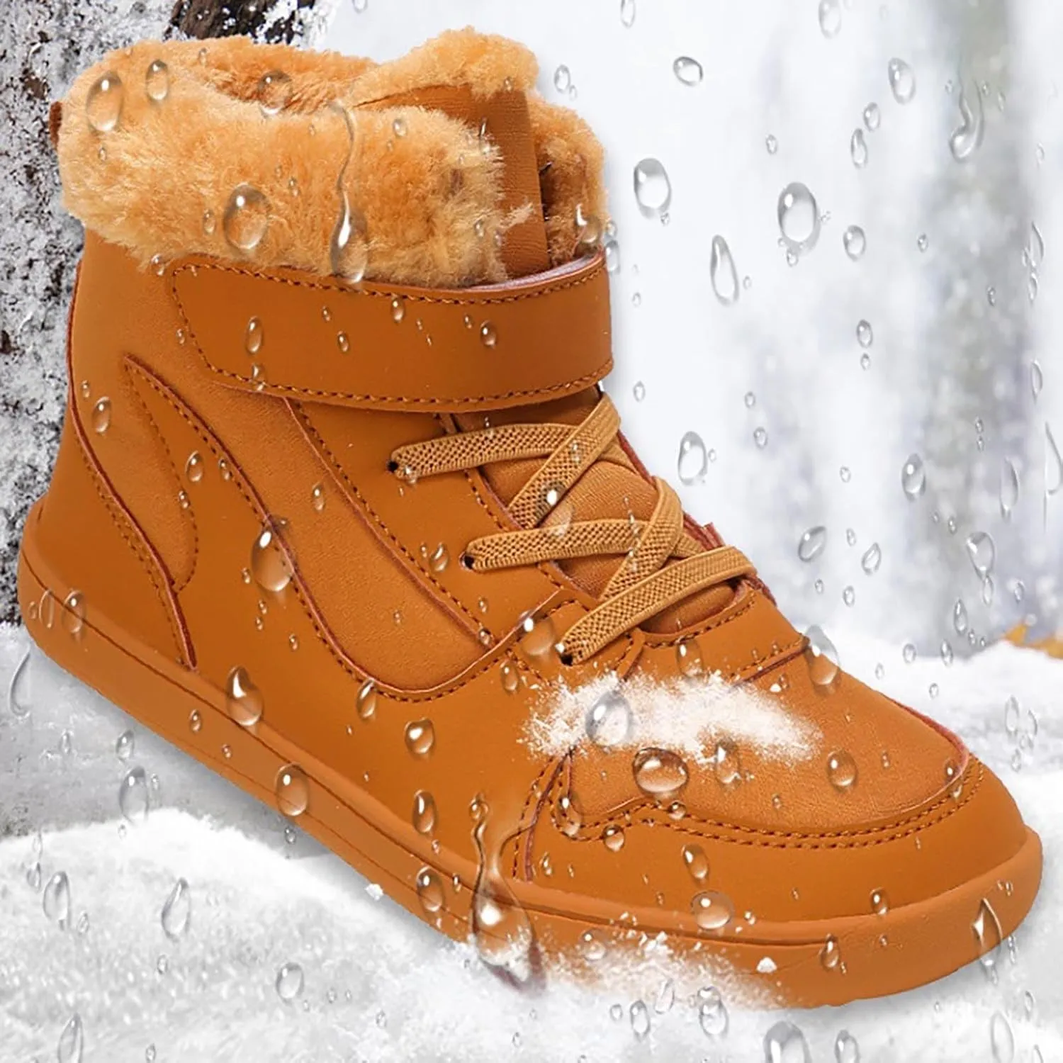 Kids High Top Sneakers Fashion Basketball Tennis Shoes Running Sports Ankle Boots Hook and Loop Casual Walking Shoe