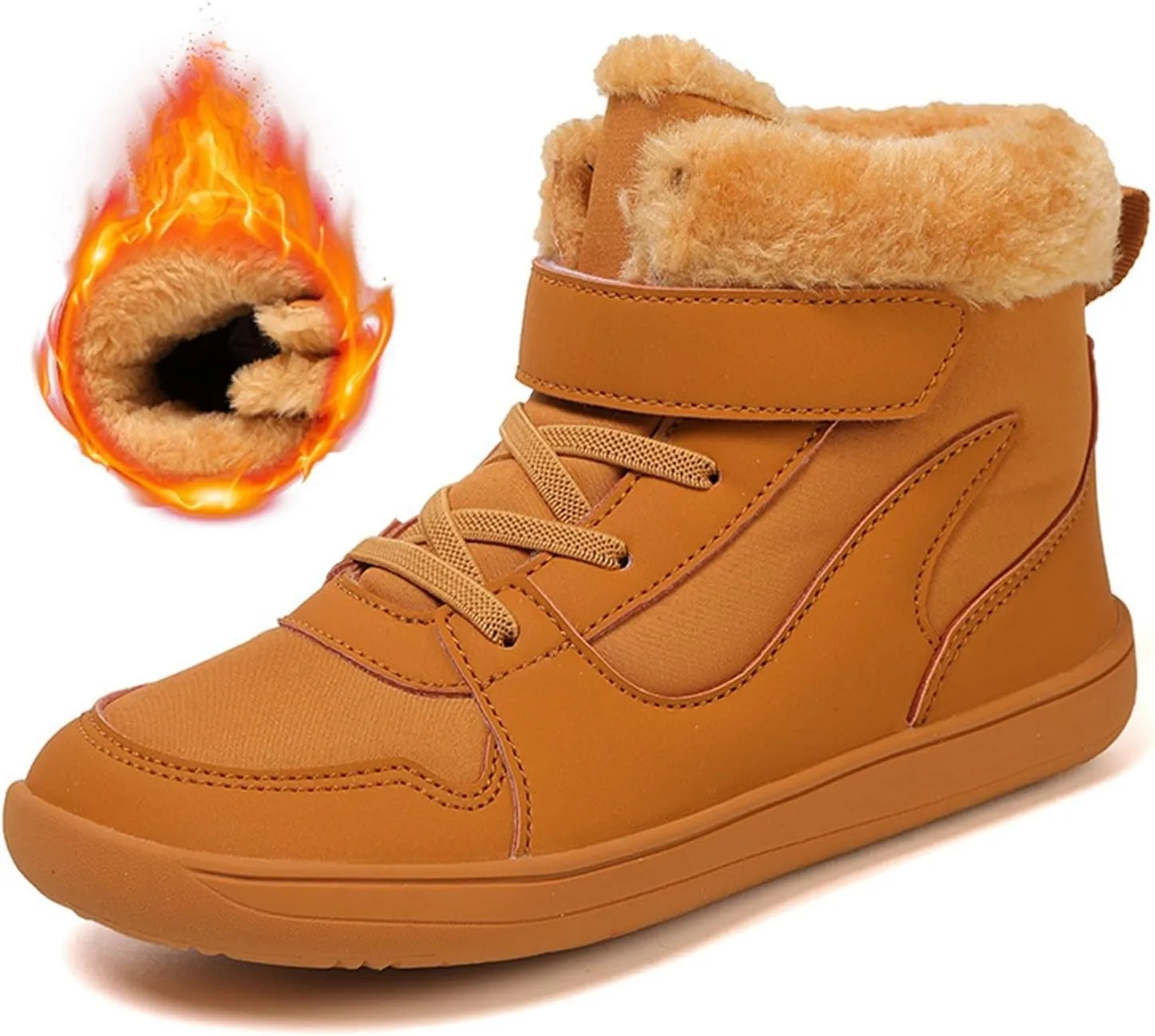 Kids High Top Sneakers Fashion Basketball Tennis Shoes Running Sports Ankle Boots Hook and Loop Casual Walking Shoe