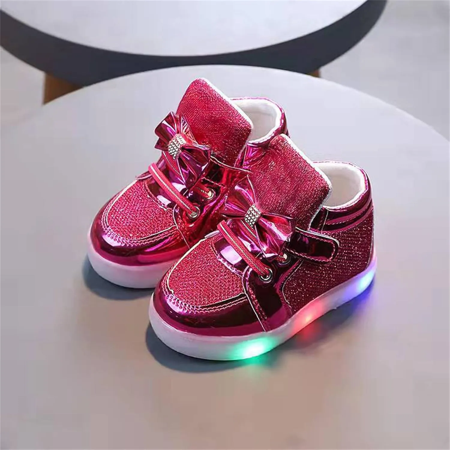Kids Light Up Shoes for Boys Girls Flashing Trainers High Top Sneakers for Toddler Girls Shoes for Toddler Boys