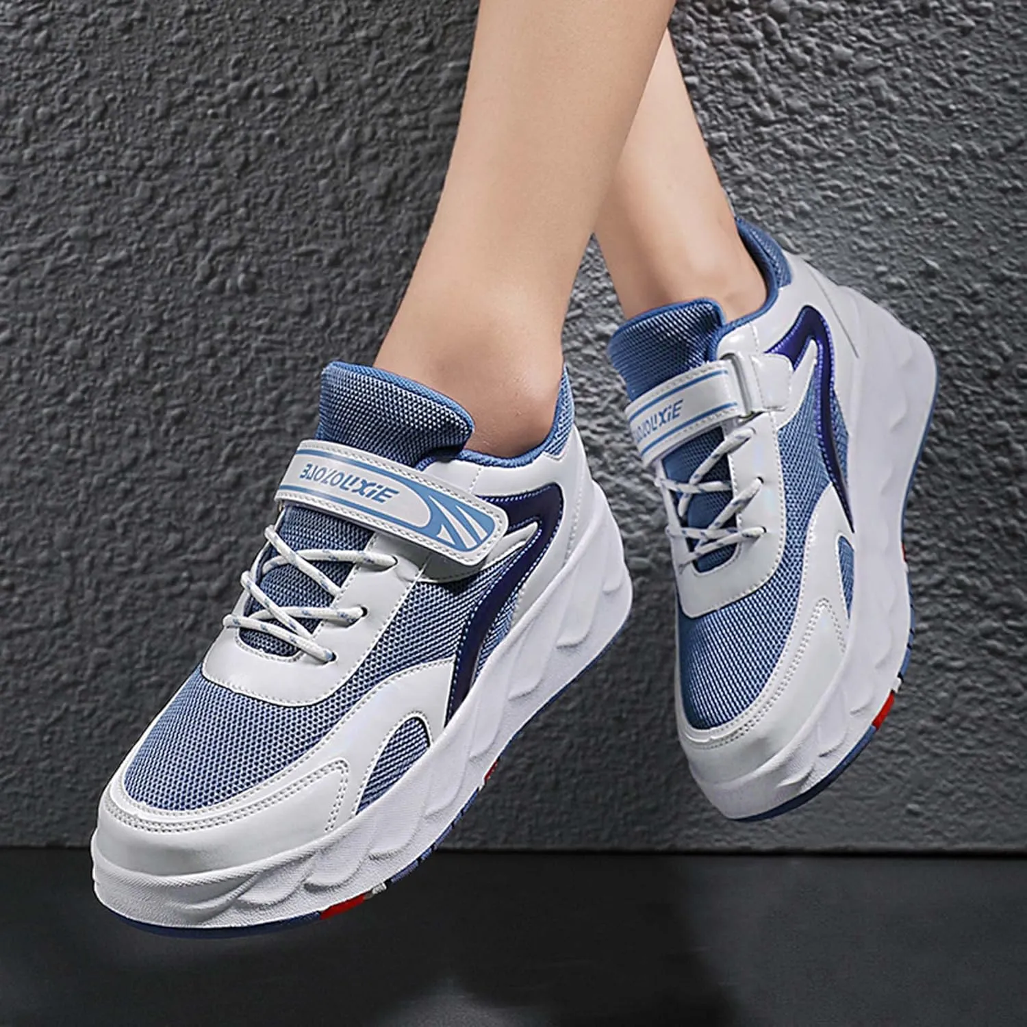 Kids Roller Skating Shoes Scalable Four Wheel Shoes USB Rechargeable LED Light Shoes Best Equipment for Beginners in Roller Skating for Boys and Girls