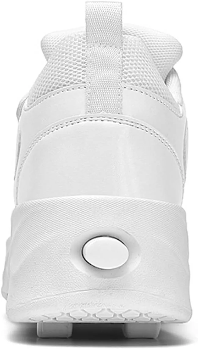 Kids Roller Skating Shoes Scalable Four Wheel Shoes USB Rechargeable LED Light Shoes Best Equipment for Beginners in Roller Skating for Boys and Girls