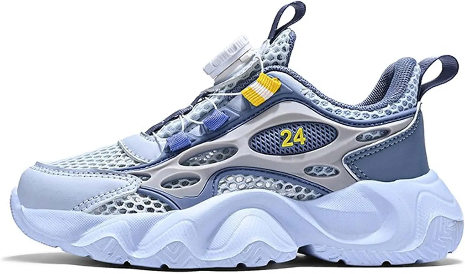 Kids Sneakers Boys Shoes Girls Shoes Arch Support High Elasticity Running Shoes Shock Absorption Wear-Resistant Tennis Shoes Casual Walking Shoes Sport Athletic 12.5~6.5 Sizes