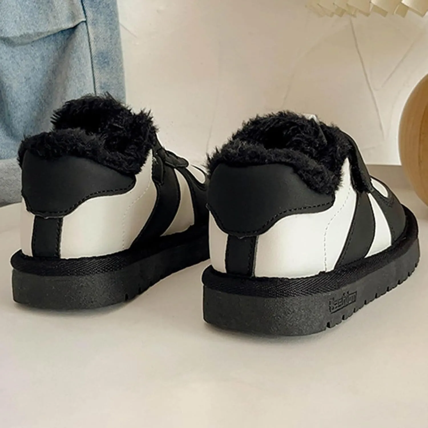 Kids Sneakers for Girls Boys, Comfortable Anti-Collision Non-Slip Stylish Lightweight Platform Kids Rubber Shoes