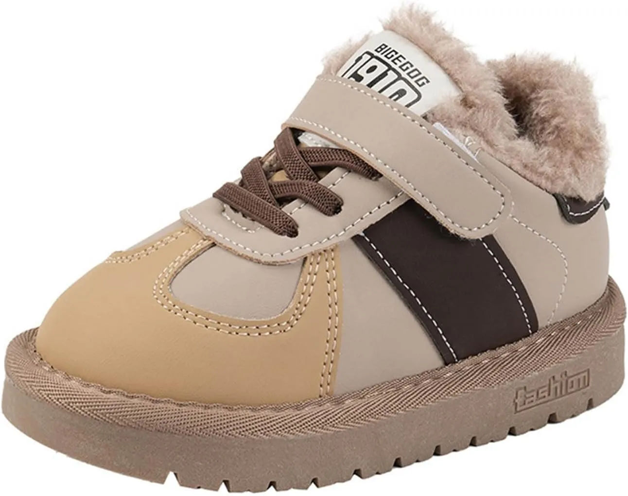 Kids Sneakers for Girls Boys, Comfortable Anti-Collision Non-Slip Stylish Lightweight Platform Kids Rubber Shoes