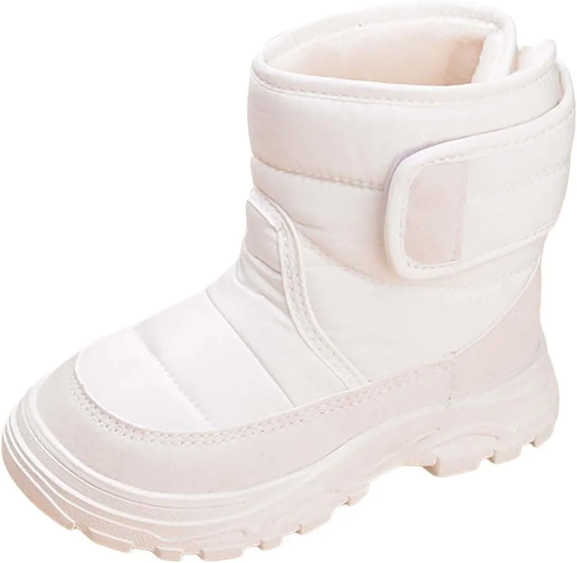 Kids Snow Boots for Boys Girls Winter High Top Non-Slip Shoes Cold Weather Faux Fr Lined Kids Rain Girl Chukka Boot