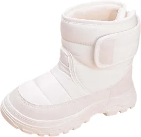 Kids Snow Boots for Boys Girls Winter High Top Non-Slip Shoes Cold Weather Faux Fr Lined Kids Rain Girl Chukka Boot