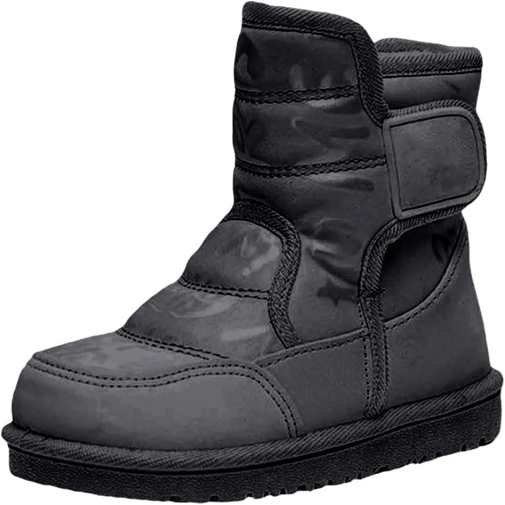 Kids Winter Snow Ankle Boots Fr ining Water Proof Outdoor Slip On Booties Sneakers Warm Warm Boots Girls Size 1