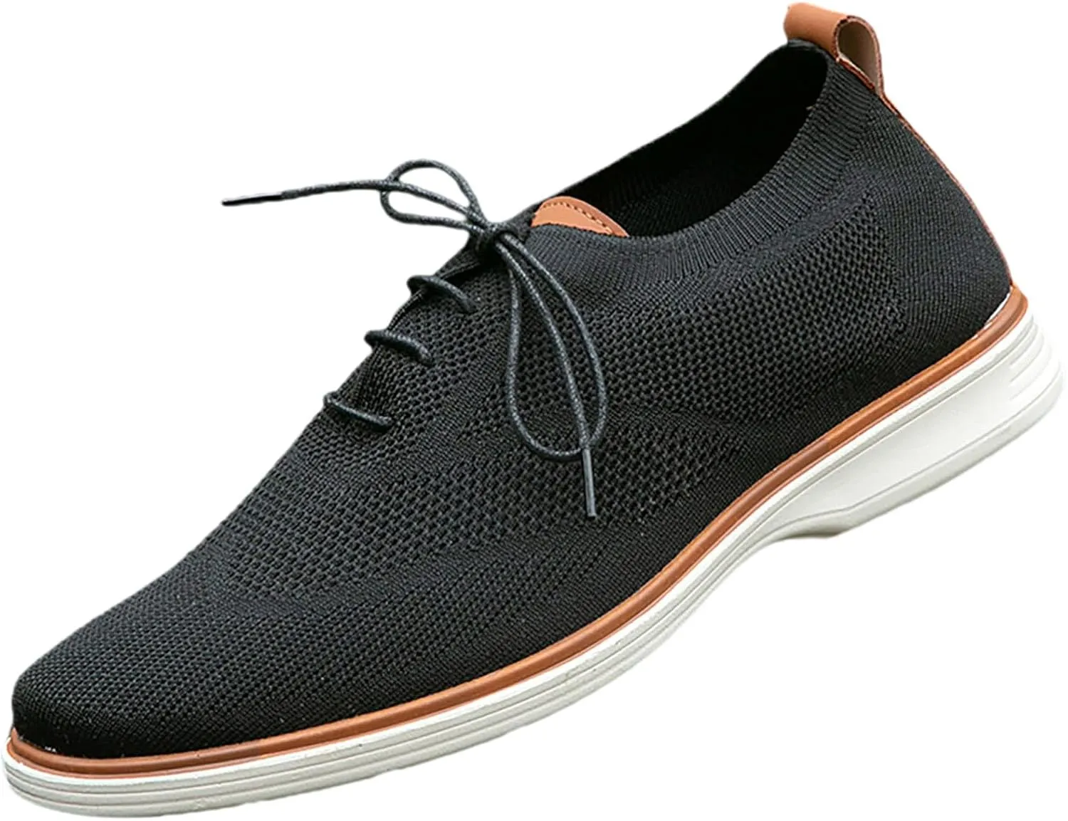 Leisure Men Four Seasons Mesh Non Slip Flat Round Toe Breathable Lace Up Lazy Leisure Mens Canvas Slip on Shoes Casual Men's