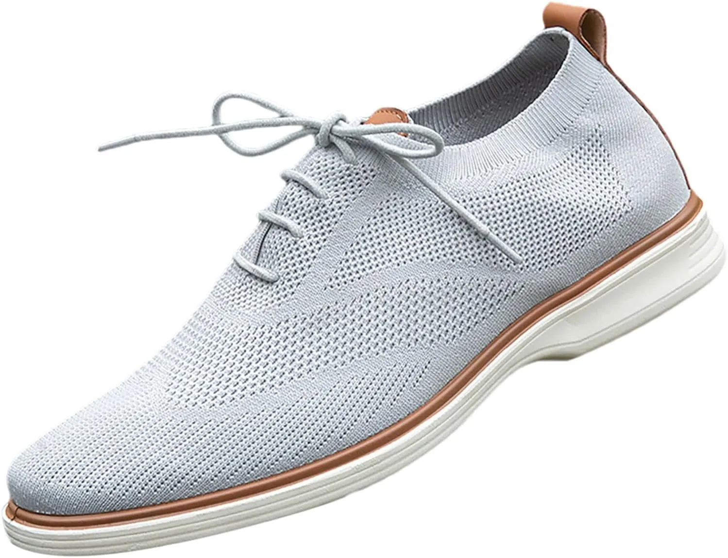 Leisure Men Four Seasons Mesh Non Slip Flat Round Toe Breathable Lace Up Lazy Leisure Mens Canvas Slip on Shoes Casual Men's