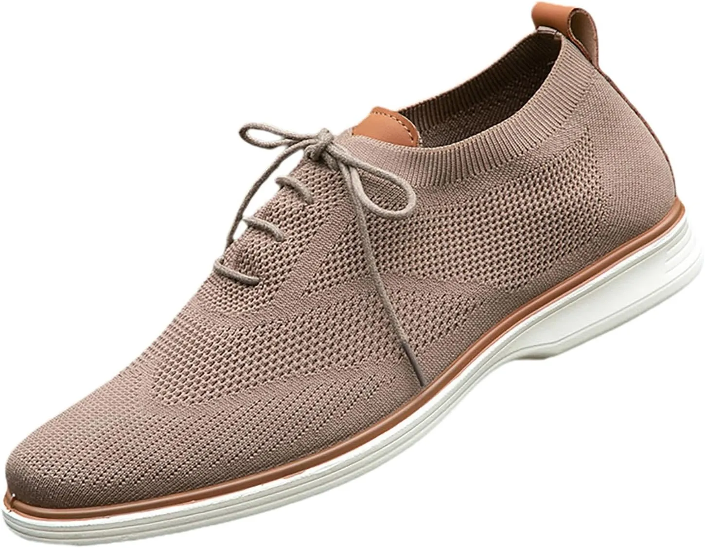 Leisure Men Four Seasons Mesh Non Slip Flat Round Toe Breathable Lace Up Lazy Leisure Mens Canvas Slip on Shoes Casual Men's