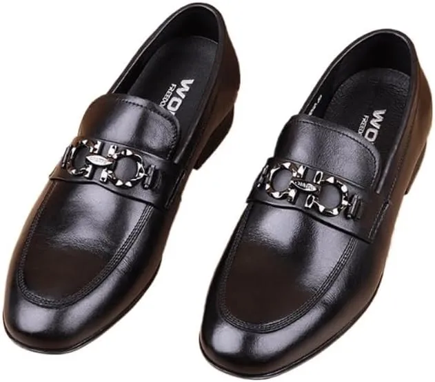 Loafers Mens Oxfords Walking Dress Business Casual Shoes Mens Retro Comfortable Business Height Increasing Non-Slip Softsole Walking Oxford Shoes