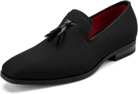 Meijiana Men's Loafers Lightweight Slip-On Moccasins Stylish Dress Shoes Breathable Tassels Loafers