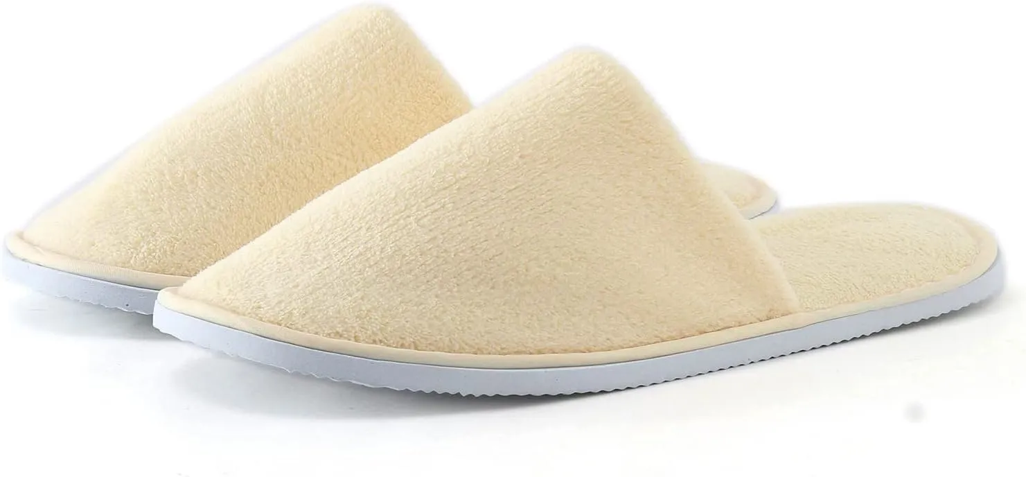 Men And Women Disposable Slippers Hotel Home Stay Coral Velvet Antiskid Sole Disposable Fuzzy Slipper for Women
