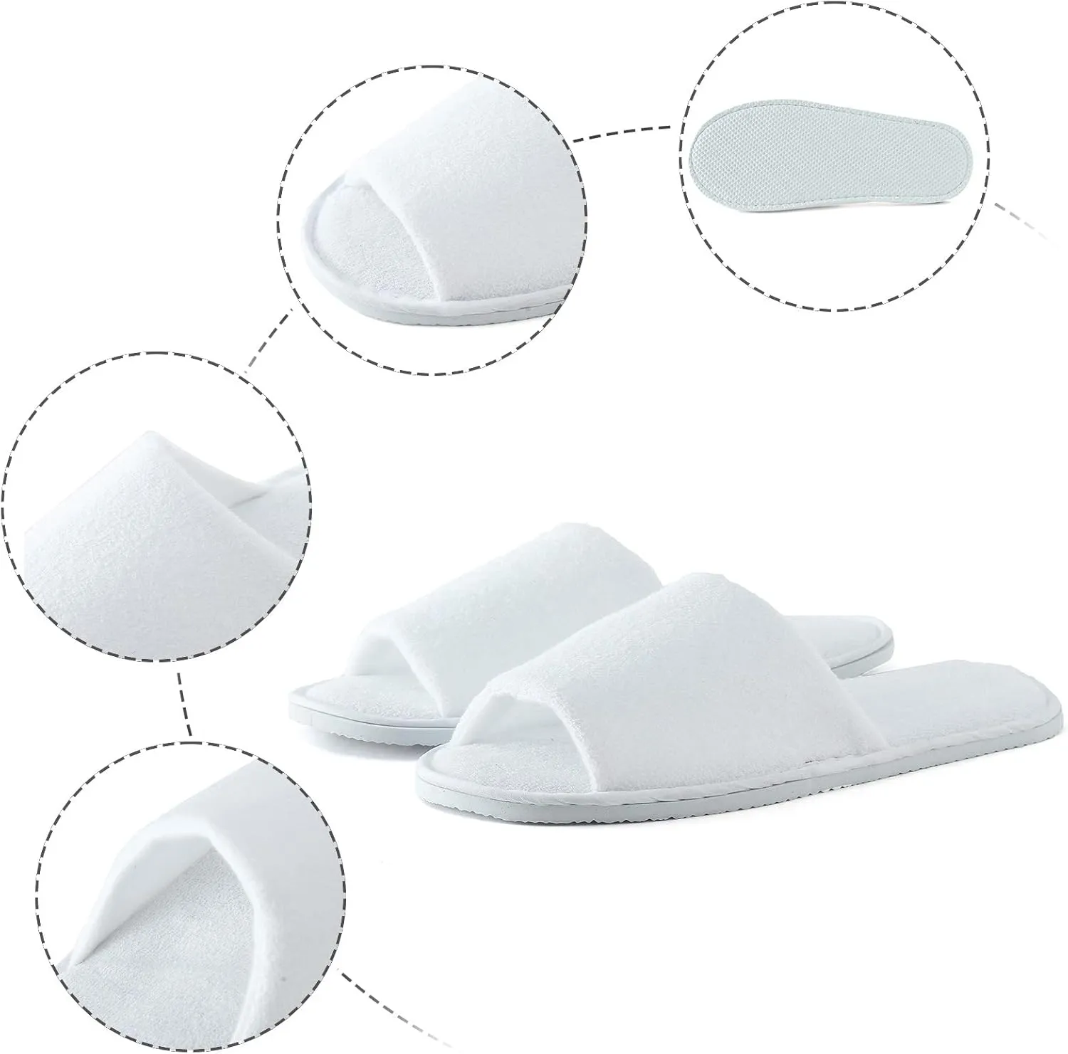 Men And Women Disposable Slippers Hotel Home Stay Coral Velvet Antiskid Sole Disposable Indoor Slippers for Women