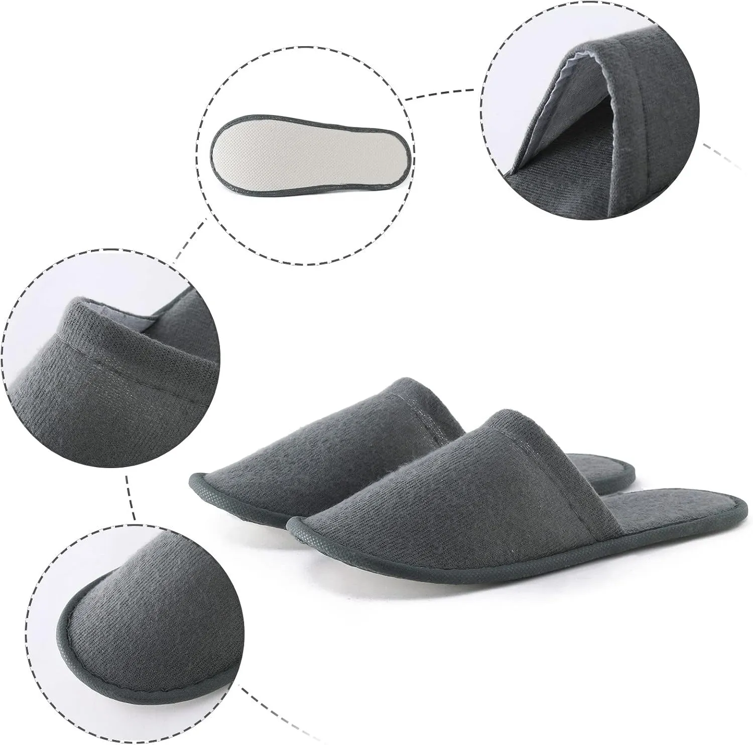Men And Women Disposable Slippers Hotel Home Stay Coral Velvet Antiskid Sole Short Slipper Socks Women's Furry