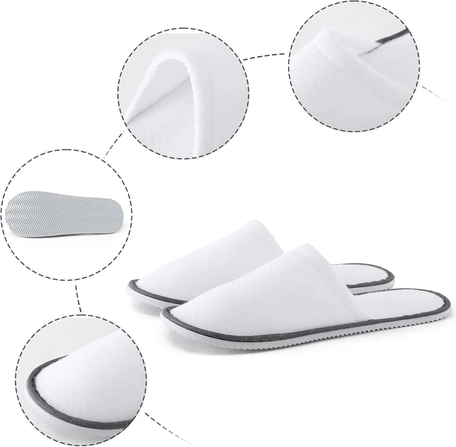 Men And Women Disposable Slippers Hotel Home Stay Coral Velvet Antiskid Sole Short Slipper Socks Women's Furry
