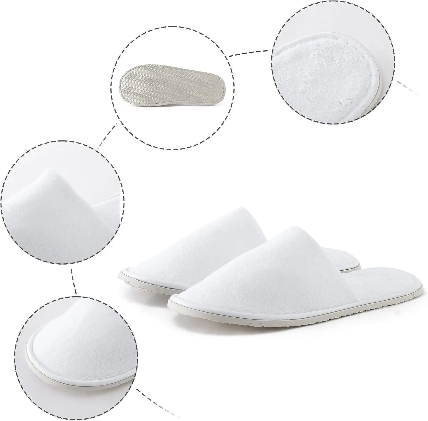 Men And Women Disposable Slippers Hotel Home Stay Coral Velvet Antiskid Sole Slippers for Women Women Slip on