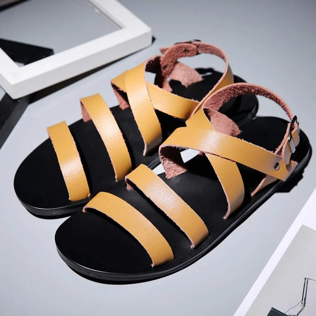 Men Go Walk Sandal Sandals Lightweight Beach Fashion Flat Shoes Casual Men's Men's Sandals for Men Slip on
