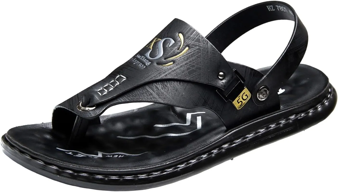 Men Leather Sandals New Open Toed Toed Sandals Indoor And Outdoor Beach Flip Flops Purpose Design Radii Footwear Men