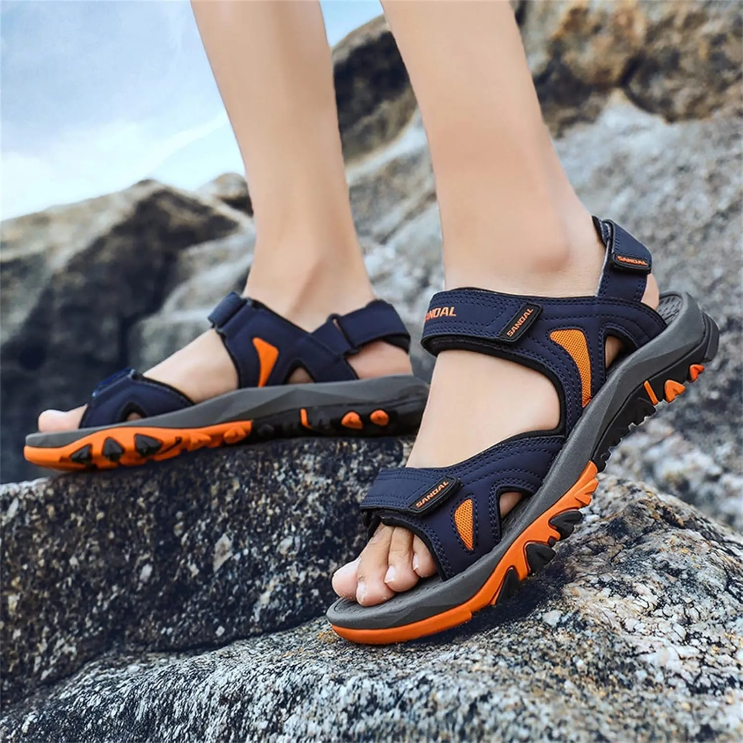 Men Shoes Beach Shoes Summer Sandals Two Way Outdoor Sports Sandals And Slippers Mens Outdoor Sandals Men's Sport Boots Men S