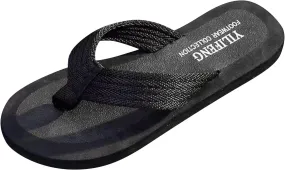 Men Shoes Fashion Beach Flip Flops Flat Toe Sandwich Beach Flip Flops for Men Light Sandals