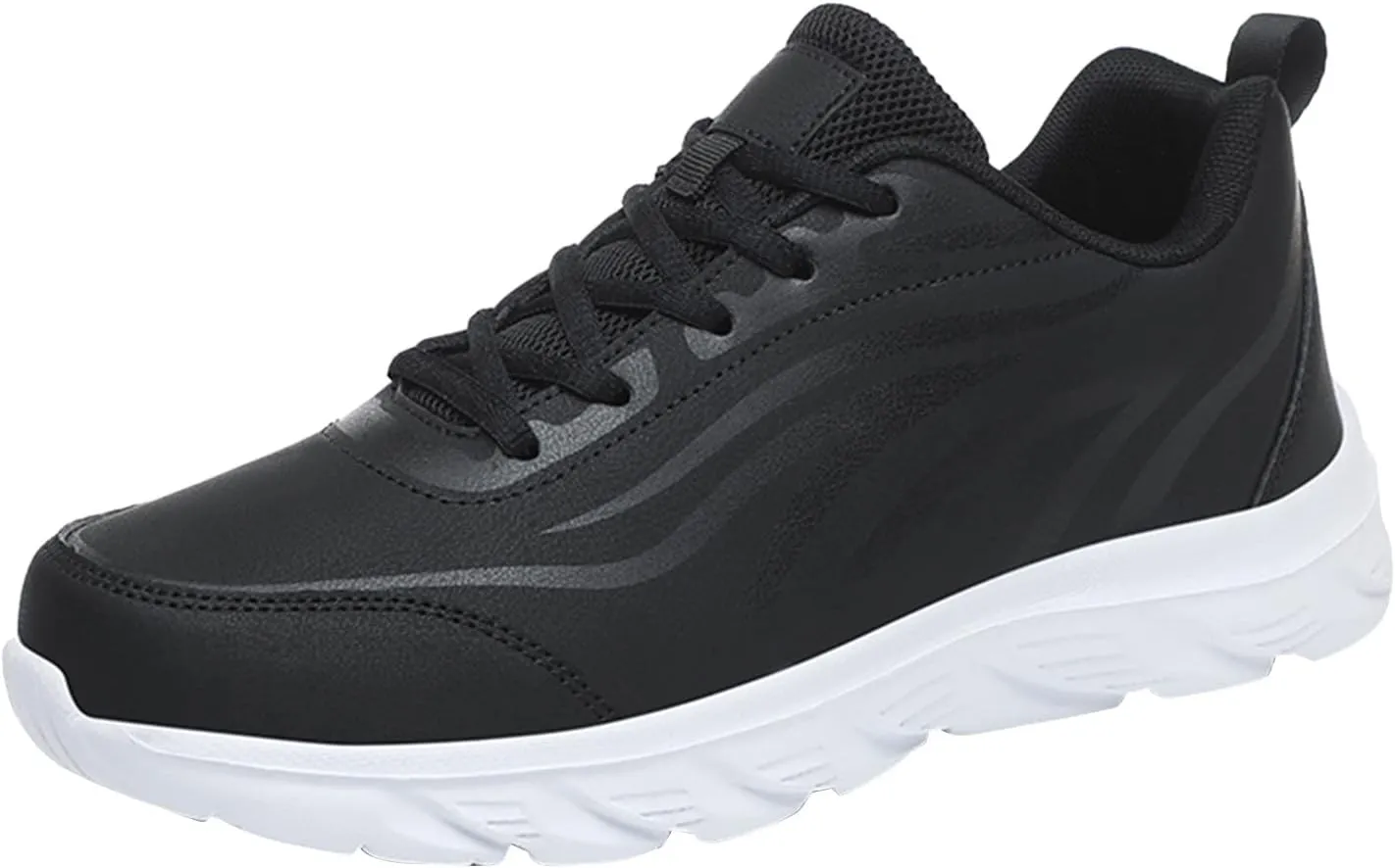 Men Slip on Walking Shoes Comfort Memory Foam Ultra Lightweight Breathable Fashion Sneakers Non Slip Travel Jogging Workout Tennis Shoes Wide Width