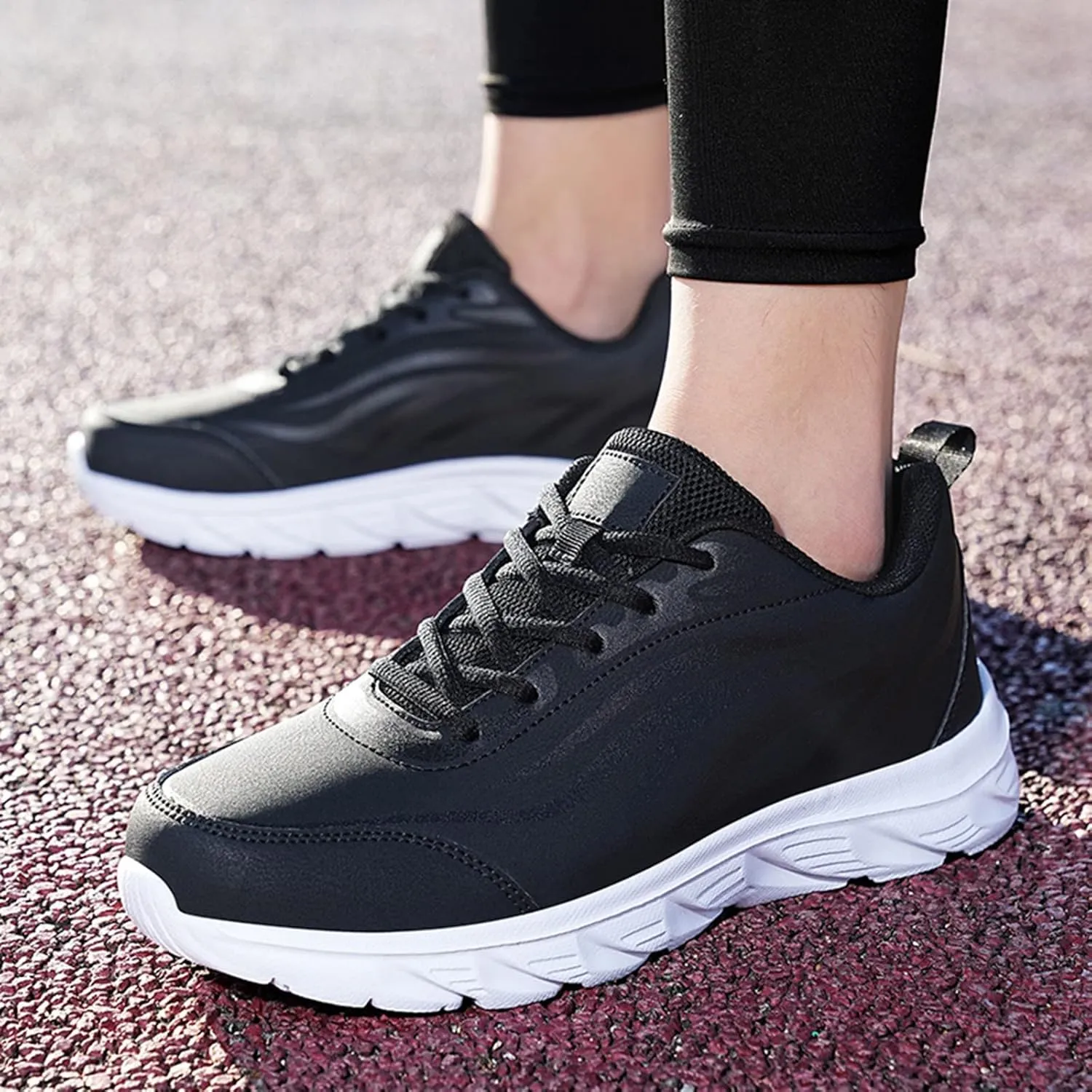 Men Slip on Walking Shoes Comfort Memory Foam Ultra Lightweight Breathable Fashion Sneakers Non Slip Travel Jogging Workout Tennis Shoes Wide Width