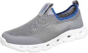 Men Sports Shoes Couple Shoes Fashionable New Pattern Hollow Mesh Breathable Comfortable Sports Mens Slip on Sneaker Men's Sa