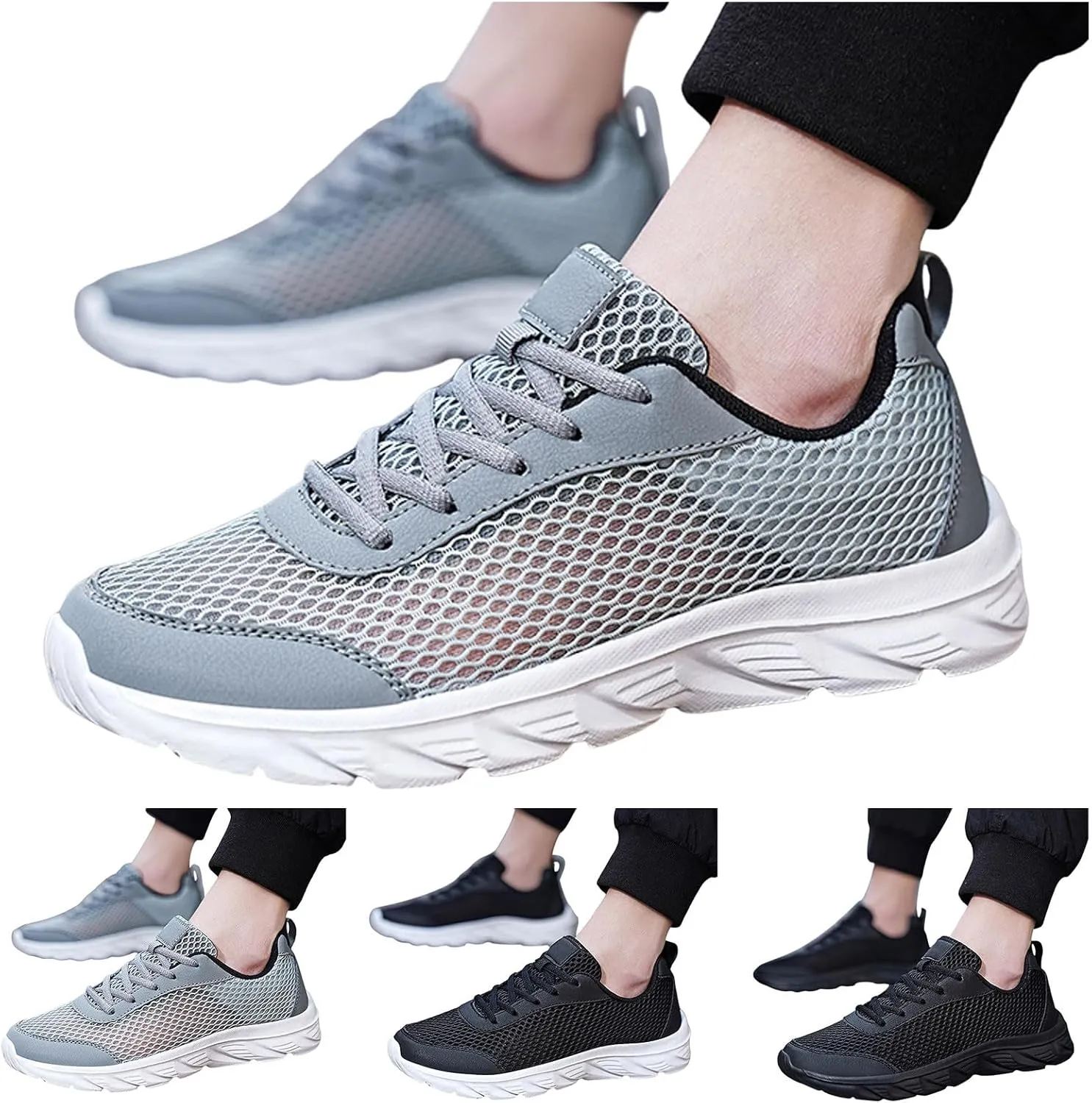 Men Sports Shoes Fashionable New Pattern Minimalist Couple Style Breathable Comfortable Mesh Non Mens Air 1 Low Sneaker Water