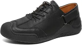 Mens Casual Business Shoes Lightweight Comfortable Loafers Leather Oxfords Non-Slip Walking Driving