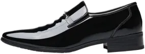 Men's Casual Slip On Leather Loafers Fashion Prom Wedding Business Suit Shoes
