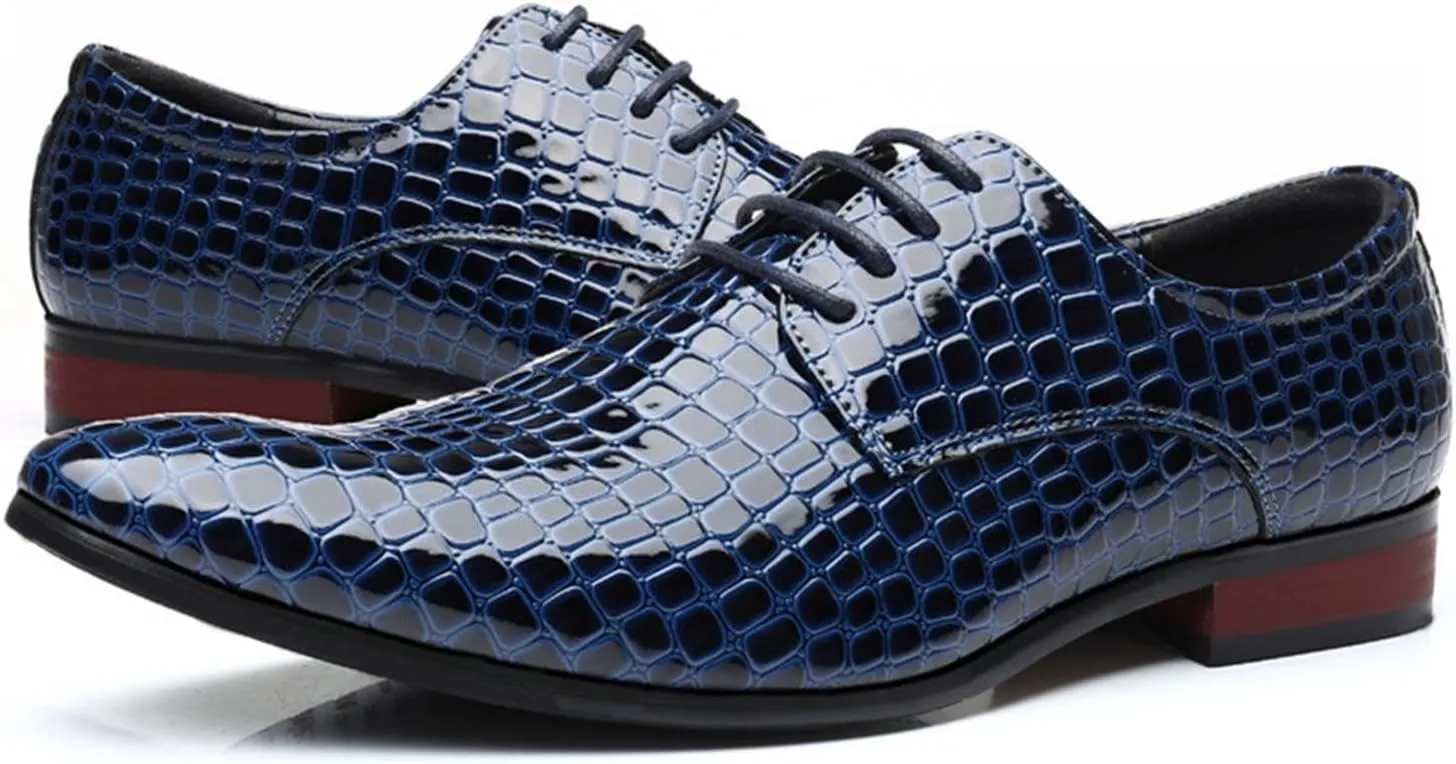 Mens Dress Shoes Black Lace Up Shoe Pointed Toe Leather Business Casual Low Top Office Footwear Wedding Loafers