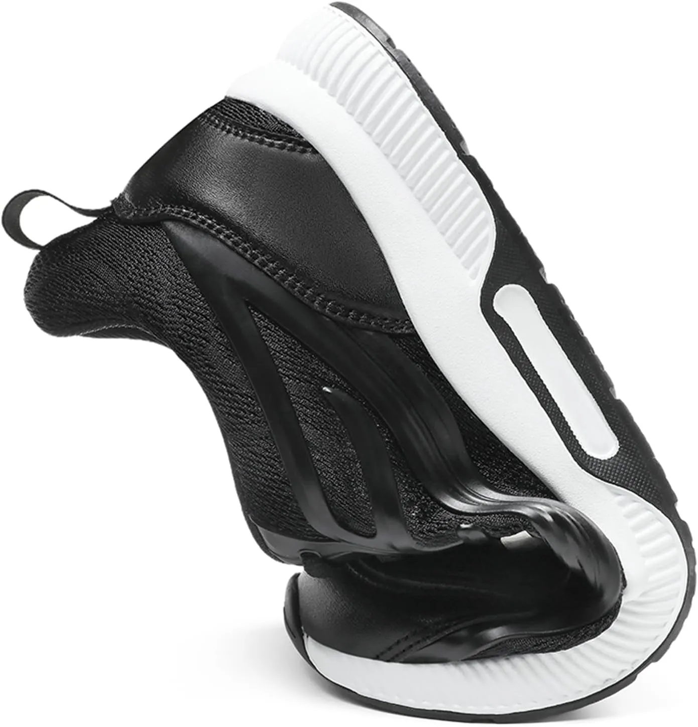 Mens Elevator Sneakers 2.36 Inch Invisible Height Increasing Taller Lifting Shoes Lace up Elevator Shoes Hidden Heel Trainers Fashion Sneakers