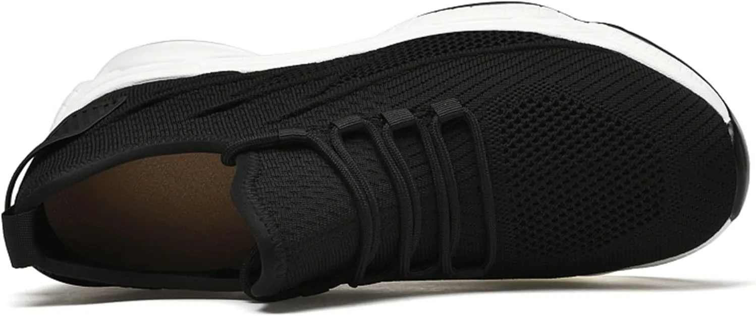 Men's Elevator Sneakers 3 inch Hidden Height Increase Breathable Mesh Lightweight Athletic Casual Shoes for Men