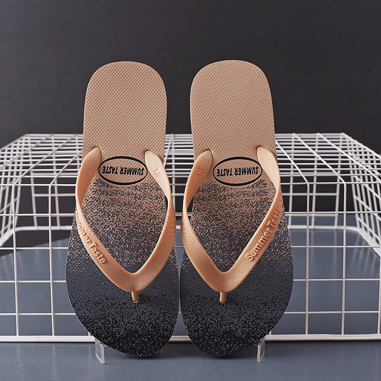 Men's Flip Flops Fashion Household Indoor Slippers Shower Slippers Memory Foam Summer Memory Foam for Mens