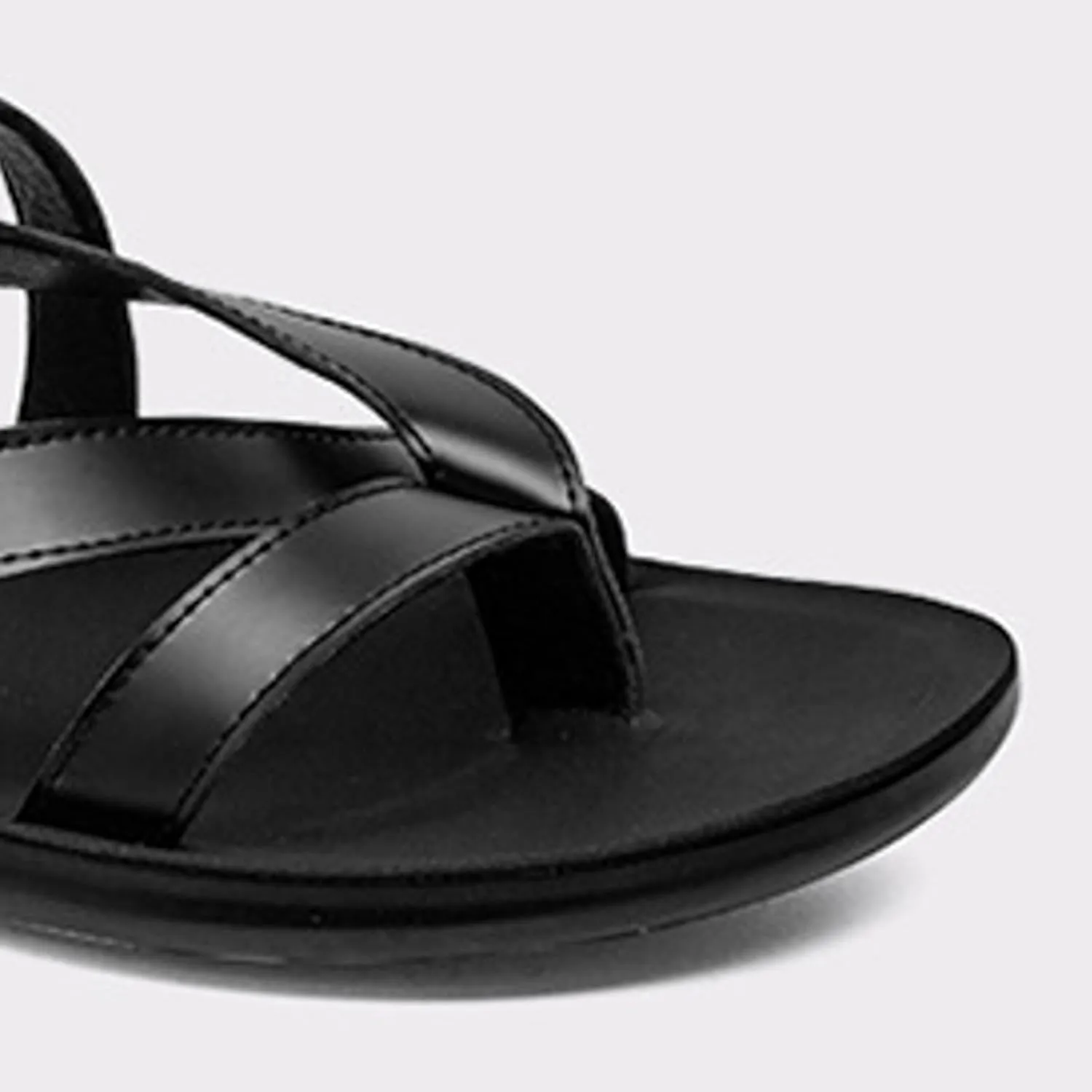 Men's Gladiator Sandals Summer Outdoor Non Slip Beach Leather Sandals Shoes for Wading Walking Hiking Daily Work Wear Comfy Adjustable Strap Flat Slip On Sandal Casual Fisherman Shoes Black
