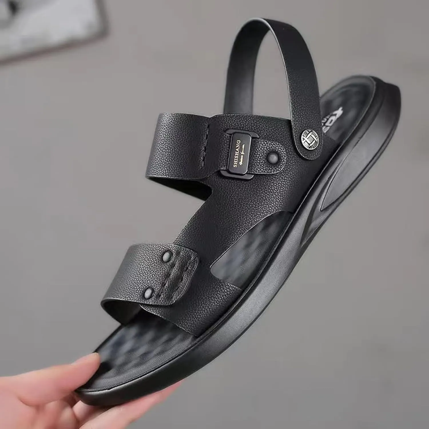 Mens Hiking Sandals Men's Casual Sports Beach Sandals Open Toe Use Walking Shoes Outdoor Vintage Men