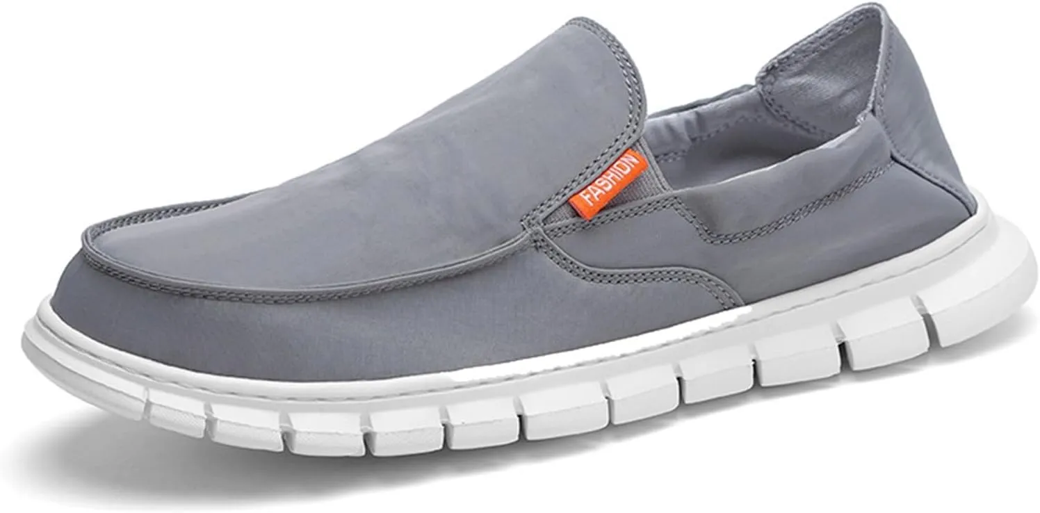 Men's Loafers & Slip-ons,Fashion Quick Dry Lightweight Mens Boat Shoes,Casual Breathable Mesh Deck Shoes Mens,Slip Resistant Sole,for All Weather