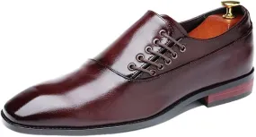Men's Oxford Dress Shoes Formal Classic Business Lace-up Shoe Lightweight Office Work Footwear Sneakers
