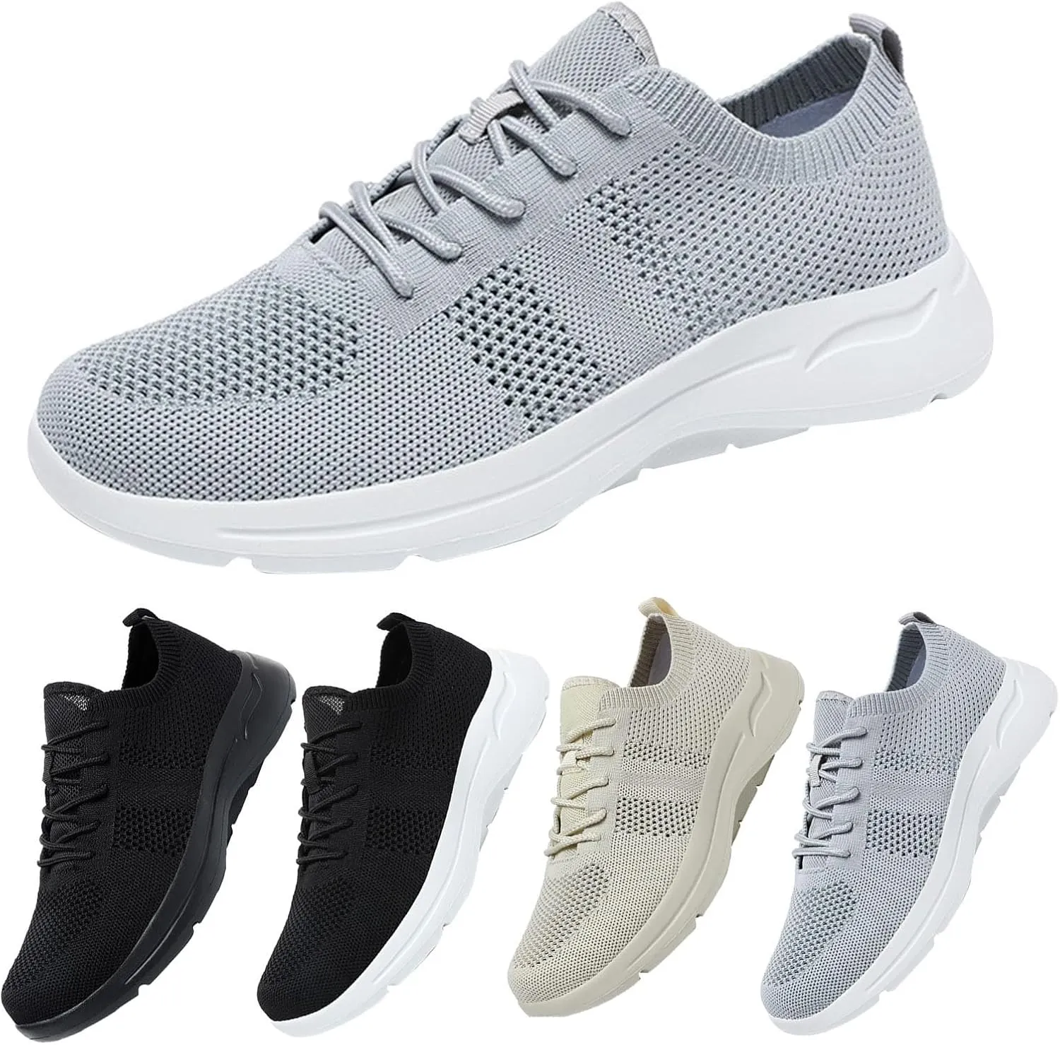 Mens Oxfords Lace-Up Lightweight Casual Walking Shoes Running Shoes for Women Wide White Casual Shoes Casual Sneakers Brown Tennis Shoe Loafers Dress Shoe